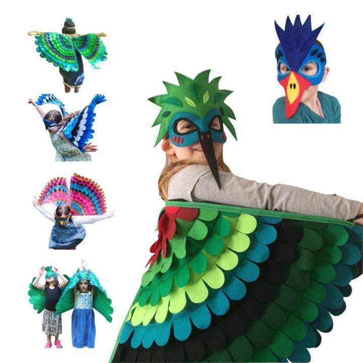 Kids Toy Store Halloween Costume for Kids Owl Bird Wing with Mask ...