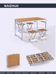 NAIZHUO | Bàn Ghế Du Lịch Gấp Gọn Cho Dã Ngoại Đi Du Lịch Sử Dụng Ngoài Trời