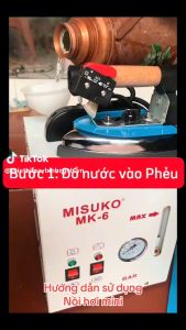 Bộ bàn là nồi hơi mini 3KW BÀN LÀ ĐỨNG CHUYÊN LÀ RÈM Veston cao cấp (Bàn là và nồi hơi)