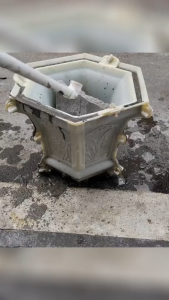 Khuôn đúc chậu lục giác 31 (khuôn chậu ABS có lòng trong