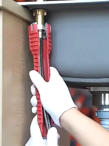 Atdiva Kunci Pas Kran Wastafel 8 IN 1 Anti Selip Wrench Faucet Sink Installer Alat Perbaikan Kran