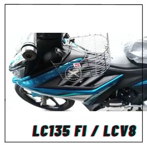 𝗔𝗥𝗧 𝗙𝗥𝗘𝗘 𝗧𝗔𝗣𝗔𝗞 𝗕𝗔𝗪𝗔𝗛 YAMAHA LC 135 FI LCV8 METAL BESI BAKUL BASKET MOTOR MOTORCYCLE IRON LC135FI LC135 LC V88