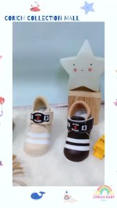 SEPATU BAYI - SEPATU BABY - SEPATU PREWALKER - A2 - SEPATU BALITA - SEPATU ANAK - ORIGINAL BRAND - CORICH BABY SHOES - BAYI USIA 0 - 11 BULAN - SEPATU SNEAKERS BAYI - BAYI BARU LAHIR - PEREMPUAN - BABY SHOES