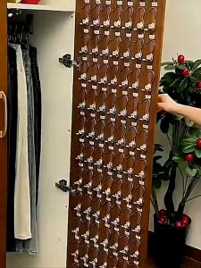 Gantungan Jemuran Mini Dengan Penjepit Baju Chrome Hanger Gantungan Baju Multifungsi
