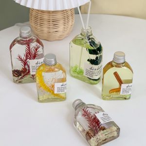 Lọ Khuếch Tán Tinh Dầu Thơm Phòng Phát Sáng Ban Đêm 100ml Que Gỗ Tự Khuếch Tán Hương Khử Mùi Không Khí