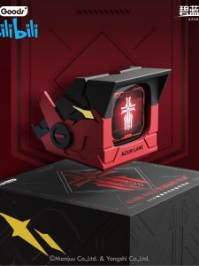 BilibiliGoods Cube Face True Wireless Bluetooth Touchscreen Earphones Blue Horizon Iron Blood LCD Display Anime Gaming Accessories