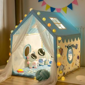 Childrens Indoor Sleeping Tent Toy House Princess Girl Boy Baby Playhouse Dollhouse Small House for Kids Age 3-8