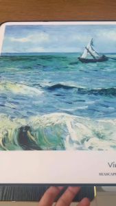 +กรอบรูปศิลปะแวนโก๊ะจัดส่งจากกรุงเทพรวมกรอบรูปภาพวาดสีน้ำมันแบบอะนาล็อกวัสดุสะท้อนแสงพื้นผิวของตกแต่งบ้านระดับไฮเอนด์