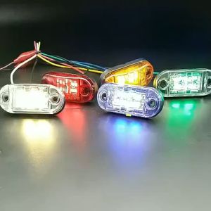 OKDA 24 volt LED Lighting For Truck Oval Gap Side Lights Trailer External Lighting Taillights
