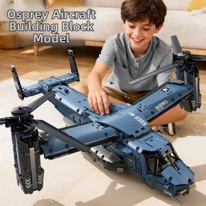 KEWANG | Complex Fish Eagle Fighter Jet Building Blocks