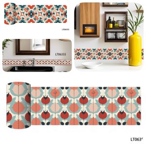 Bathroom Adhesive Tiles Deco Tile Wall Adhesive Tiles Vinyl Adhesive Kitchen Wall Stickers Vinyl Floor PVC Flooring Easy Install