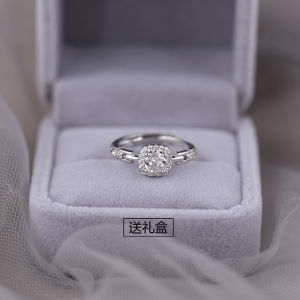 925 Pure Silver Rhombus Chain Ring for Women Luxurious Lightweight Fashion Accessory Perfect for Food Finger Wearers New 2024 Model