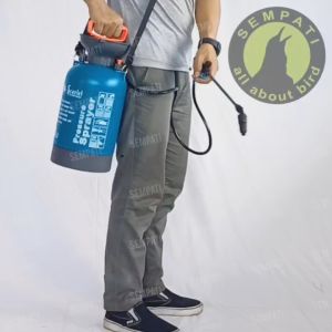 SEMPATI Pressure Sprayer 5 Liter Semprotan Gendong Hama Tanaman Burung Disinfektan Alat Penyemprot Air Bertekanan Botol Semprot Air Kebun Bunga Buah Taman Rumput SP5LT