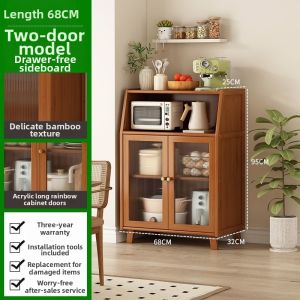 TUOJUE | Cream Style Non-wooden Kitchen Cabinet