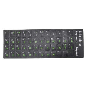 Dustproof Keyboard Sticker Cover Ukraine Language Ukrainian Keyboard Sticker   Letters PC Laptop Computer Keyboard Sticker