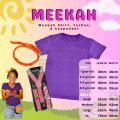 MEEKAH - BLiPPi KIDS COSTUME SET Affordable (Violet Shirt/ Turban/ Suspender/ Blippi Belt bag). 