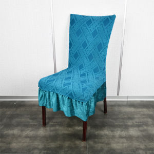 Elastic Home Chair Cover Pad Backrest Integrated Stool Seat Cushion Set Blue Dust Cover Universal Versatile Chair Protector