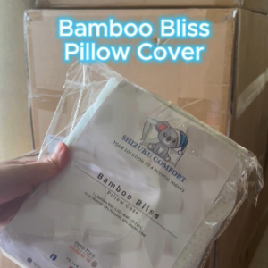 Bamboo Bliss Pillow Cover - Breathable Hypoallergenic & Cooling Protection