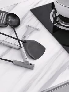Non-drilling Rotatable Kitchen Hook Utensil Storage Rack