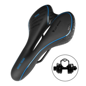 West Biking | WEST BIKING Bicycle Saddle MTB Mountain Road Bike Seat Hollow Comfortable Cycling Cushion Exercise Bike Saddle for Men Women