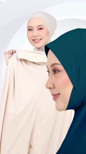 Mini Telekung Dagu Tudung Sarung Umrah 6XXL Berdagu | Mosscrepe Premium