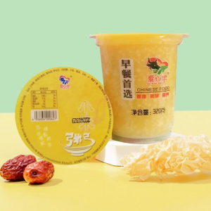 Instant Breakfast Porridge Cup 320g No Cooking Required Eight Treasure Black Rice Millet Silver Ear Mushroom Grains Porridge