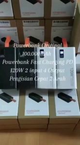 Original Asli Power Bank Robot power bank fast charging Power Bank Awet Tahan Lama Power Bank Robot 1000000mah Fast Charging PD120W QC 3.0Type-C Input USB 4 Output Powerbank Power Bank Original Asli Power Bank 600000 Mah Power Bank Robot