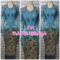 set kebaya pesta modern kebaya wisuda kebaya abg kerah sunda + longtorso dan rok prisket.. 
