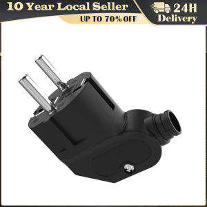 16A EU 4.8mm AC Electrical Power Rewireable Plug Male for Wire Sockets Outlets Adapter Extension Cord Connector Plug