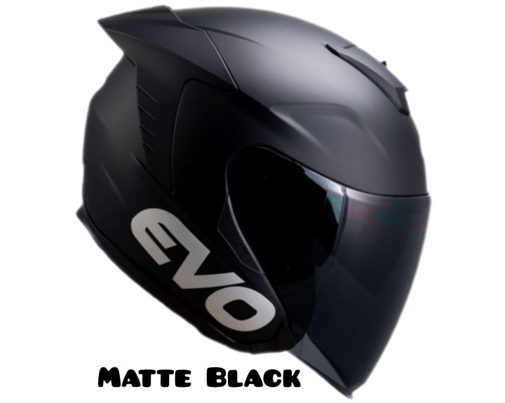 Evo Rx5 Plain Half Face Dual Visor Helmet Accessories Motorcycle For ...