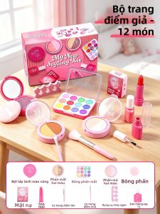 YIRANJIA | Bộ Trang Điểm Công Chúa Elsa Không Độc Hại Có Thể Giặt Rửa