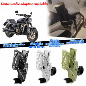 1PC 360° Adjustable Handlebar Motorcycle Cup Holder Universal Bike Motorcycle Water Bottle Cage For Road Cycling Motorbike