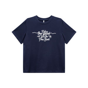 Hello Canon American Retro Cartoon Letter Print Loose Short Sleeve T-Shirt Women Summer New Style Slimming Top Cotton Pure