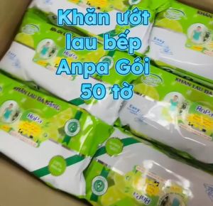(COMBO 10 GÓI) Khăn Lau Bếp ANPA Gói 50 Tờ ̣(Bibistore TB)