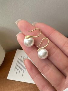 Bông Tai Ngọc Trai Cổ Điển Pháp Đơn Giản Thanh Lịch Nhỏ Sang Trọng Cao Cấp Thiết Kế Bông Tai Cảm Giác Phụ Kiện Trang Sức Thời Trang Nữ