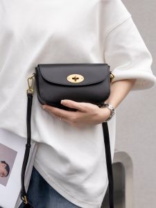 Bell Lightweight Bags 2024 New Arrival Retro Solvent-Free Cowhide Leather Single-Shoulder Bag Crossbody Bag Phone Bag Genuine Leather Womens Bag