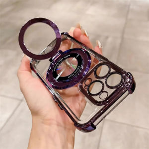 เคสโทรศัพท์ทนต่อการตกกระแทกโปร่งใสสำหรับ Honor X9c Smart 5G X9 X9c 5G X7b X7b 5G พร้อมที่ยึดขาตั้งโทรศัพท์เคสโทรศัพท์อ่อนใสปลอกหุ้ม NDS02อุปกรณ์กันกระแทก