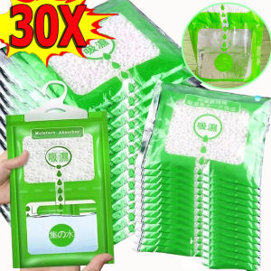 30Pcs Dehumidifier Bags / Moisture Absorber Hanging Bags / Closet Moisture Absorbers For Use In Kitchens Bedrooms And Wardrobes/ Wardrobe Dehumidifier Bag