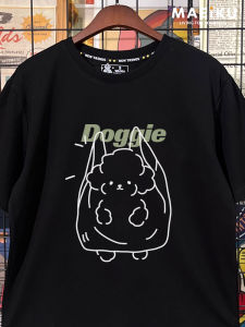 Summer New Womens Black Cotton Short Sleeve T-Shirt Loose Fit Casual Style Korean Fashion Trendy Design Breathable Sweat-wicking