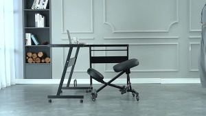 เก้าอี้สตูล Ergonomics Kneeling Chair เก้าอี้ปรับท่านั่ง มีล้อ ปรับสรีระให้ไม่ปวดหลัง  ปรับความสูงได้
