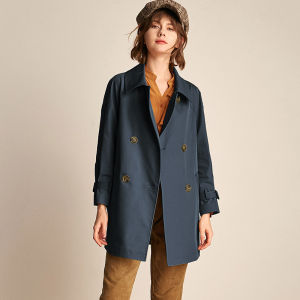 FAMANXUAN | Slim Fit Classic Casual Womens Trench Coat
