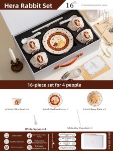 Retro Design Tableware Set Practical