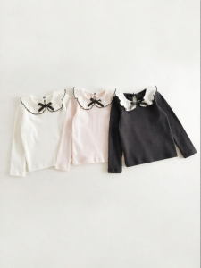 Marc&Janie | Soft and Cute Doll Collar Girls Underwear T-Shirt