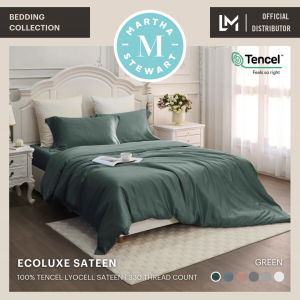 MARTHA STEWART TENCEL 330TC ECOLUXE BEDDING - WHITE
