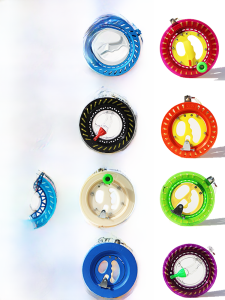 Thick Line Fishing Kite Wheel Handheld Water Rat Net Pulling Tool for Adults And Children Crystal Blue Wheel Kite Accessories