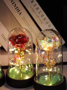 Eternal Rose Light with LED: A Unique Gift for Valentine's Day & Weddings