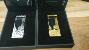 Hộp Quẹt Bật Lửa 16B02 Họa Tiết Sơn Mài Hoa Văn Đẹp Độc Lạ - Dùng Gas Đá Cao Cấp - Nhiều Màu (KHÔNG CHỨA XĂNG GAS)