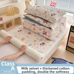 NAIYOUCHENG | Flannel Dorm Thickened Mattress Set