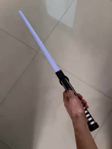 Luke RGB Lightsaber Sword Metal Flashing Rave Cosplay Toys Soundfonts Force FX FOC Blaster Toy Espada Sabre De Luz