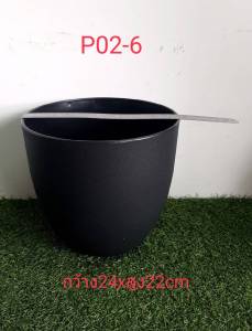 กระถางพลาสติกรูปไข่ มี 7 ขนาด พลาสติกเหนียว คุณภาพดี ใช้ปลูกต้นไม้ ประดับตกแต่งบ้าน